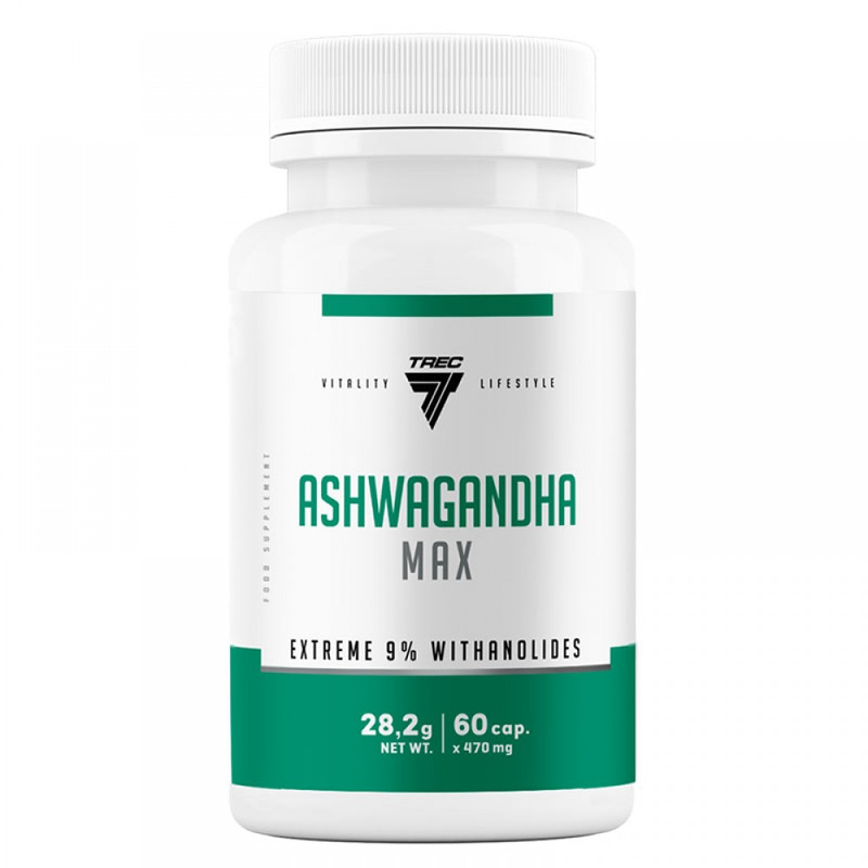 

Trec Ashwagandha Max, 60 Capsules, 60 Serving, 29g