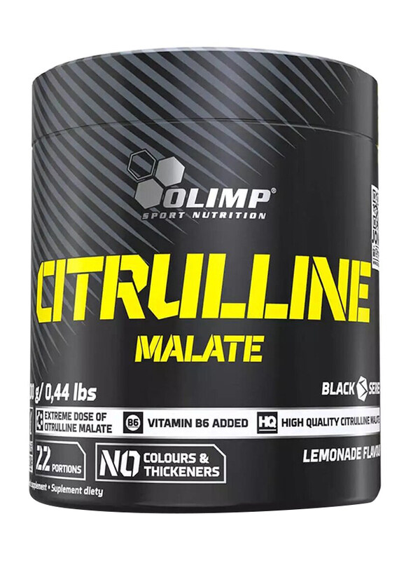 

Olimp Sport Citrulline Malate Supplement, 22 Portions, 200g, Lemonade