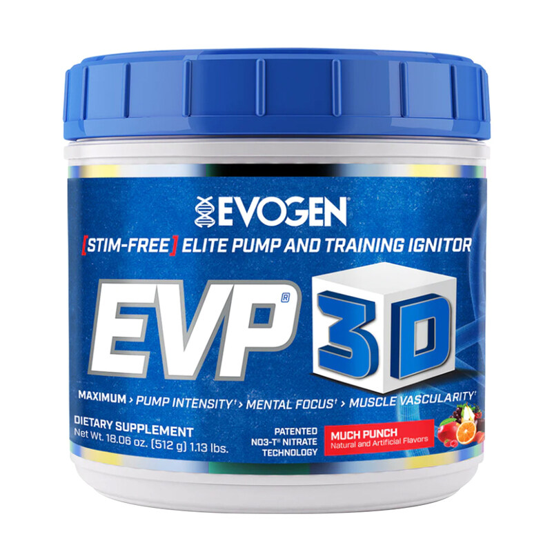 

Evogen EVP 3D Stim-Free Pre-Workout Much Punch 512g