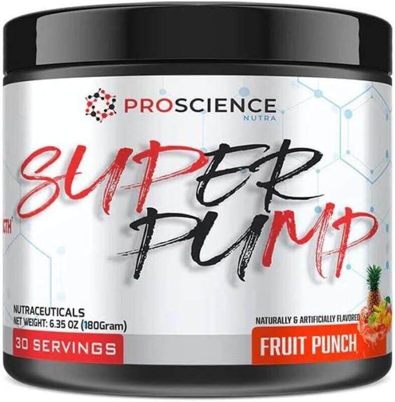 

Pro Science Nutra Proscience Super Pump 30 Servings Fruit Punch 180g