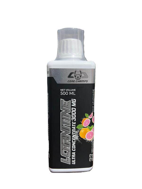

Core Champs L-Carnitine 500ML Pink Lemonade 33 Servings