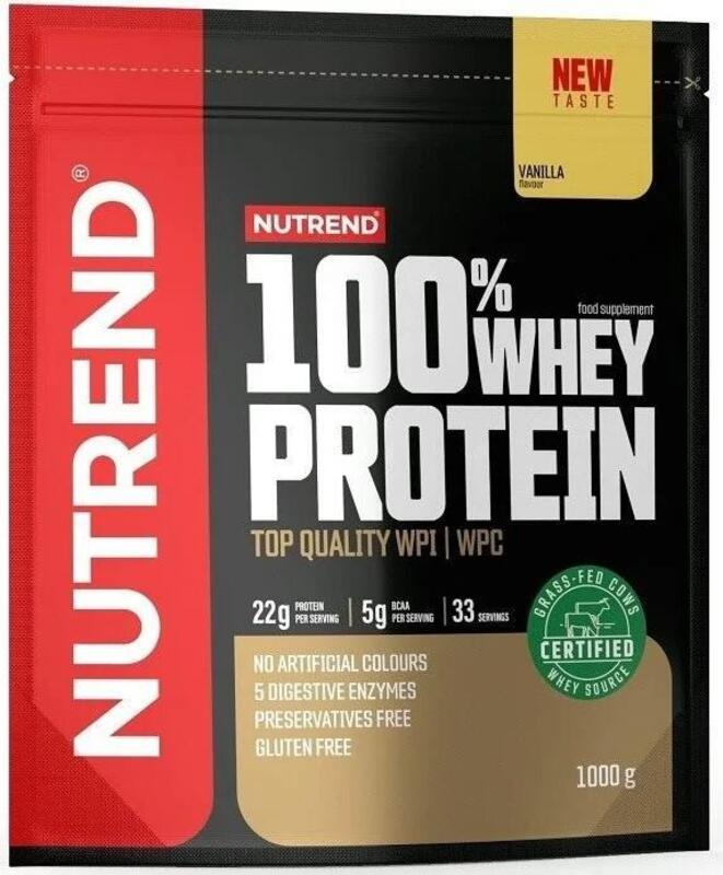 Nutrend 100% Whey Protein 33 Servings Vanilla 1kg