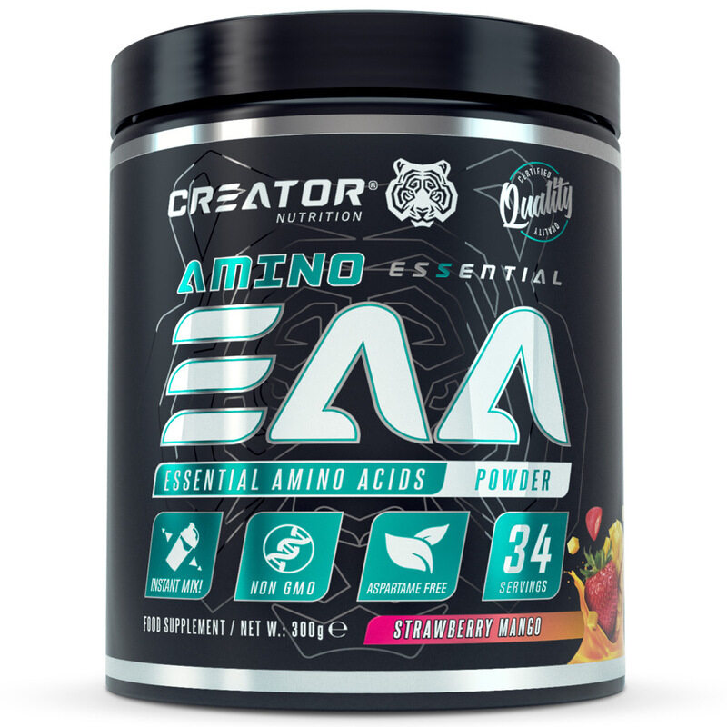 

Creator Nutrition, EAA Powder, Strawberry Mango, 300g, 34 Servings