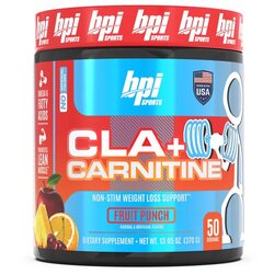 BPI Sports CLA + Carnitine 350g نكهة الفاكهة 50 وجبة