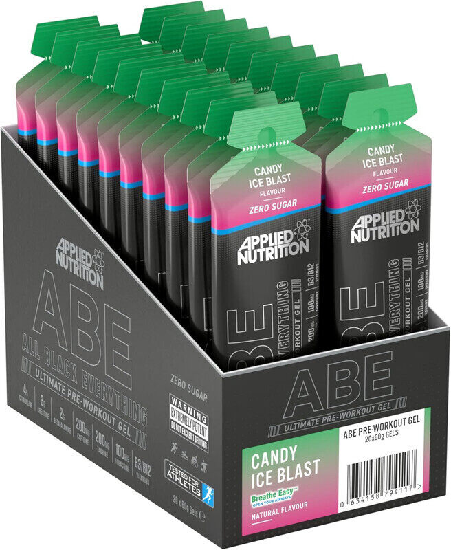 

Applied Nutrition ABE Pre-Workout Gel 60ml Pack of 20 Candy Ice Blast