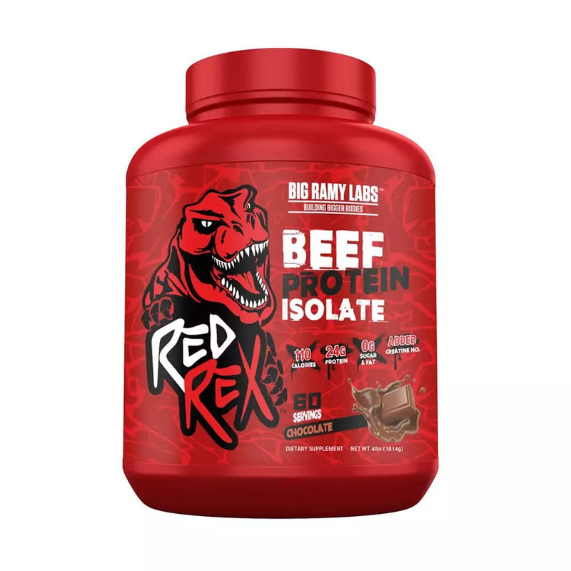 

Big Ramy Labs Redrex Red Rex Big Ramy Labs Beef Protein Isolate Chocolate 60 Servings 1814g