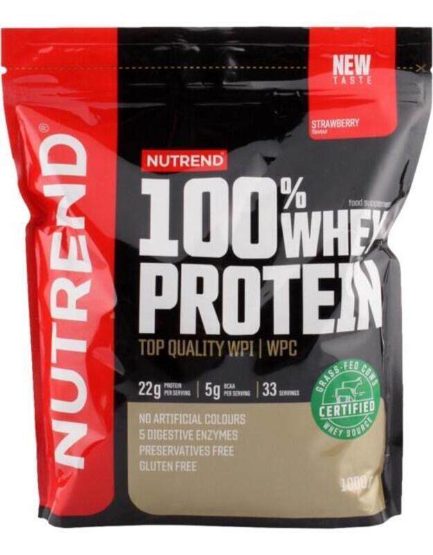 

Nutrend 100% Whey Protein 33 Servings Strawberry 1kg