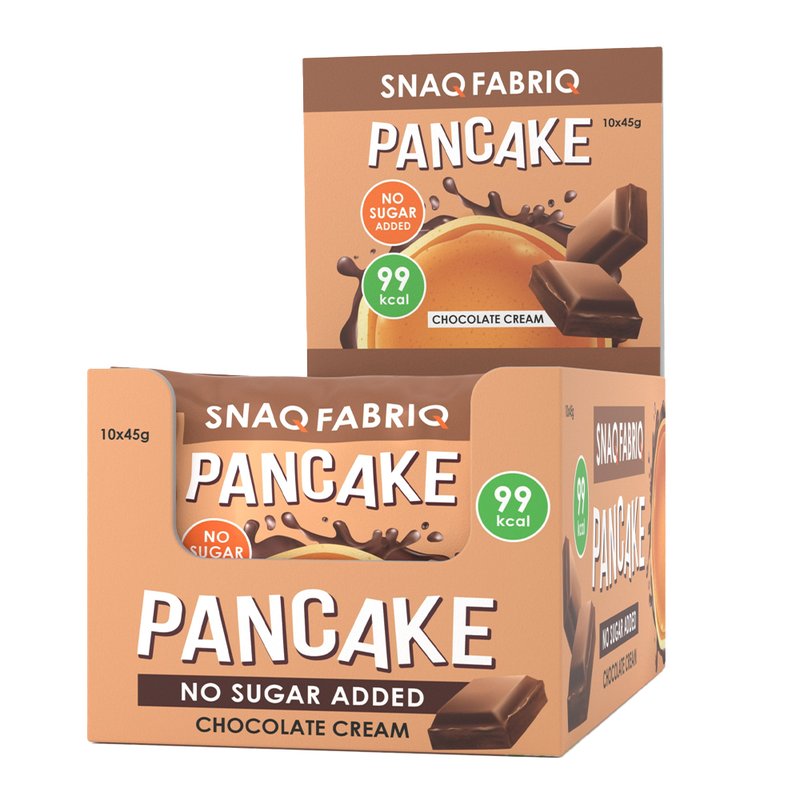 

Snaq Fabriq Snaqfabriq Pancake Chocolate Cream 1 Box (10 x 45g)