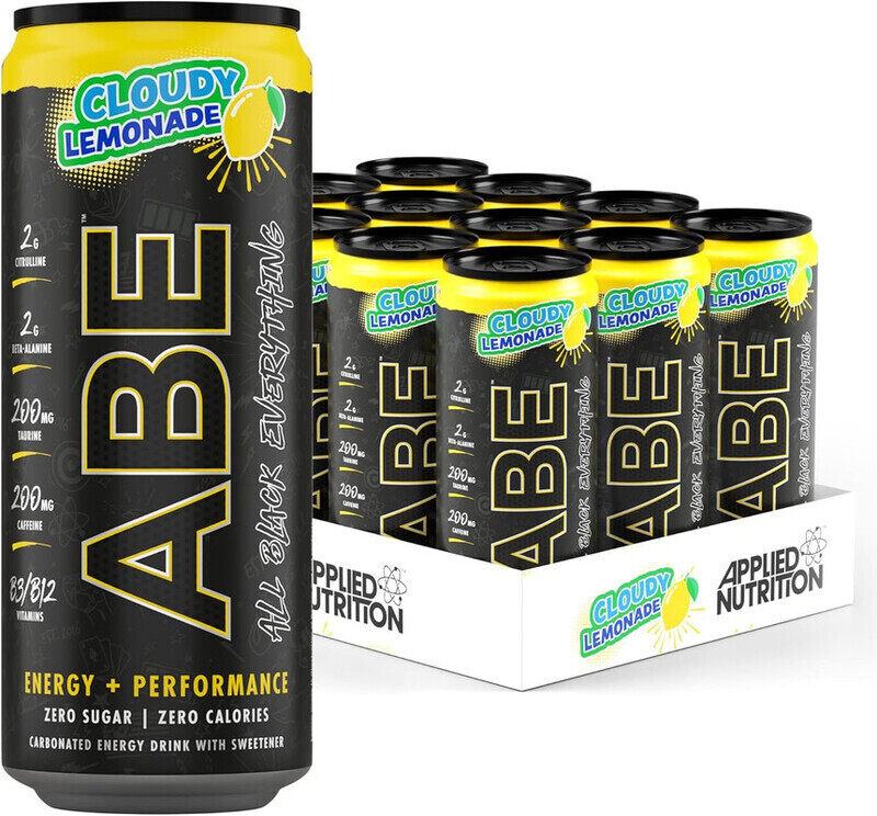 

Applied Nutrition ABE Energy Drink Cloudy Lemonade Flavor 330Ml Pack Of 12