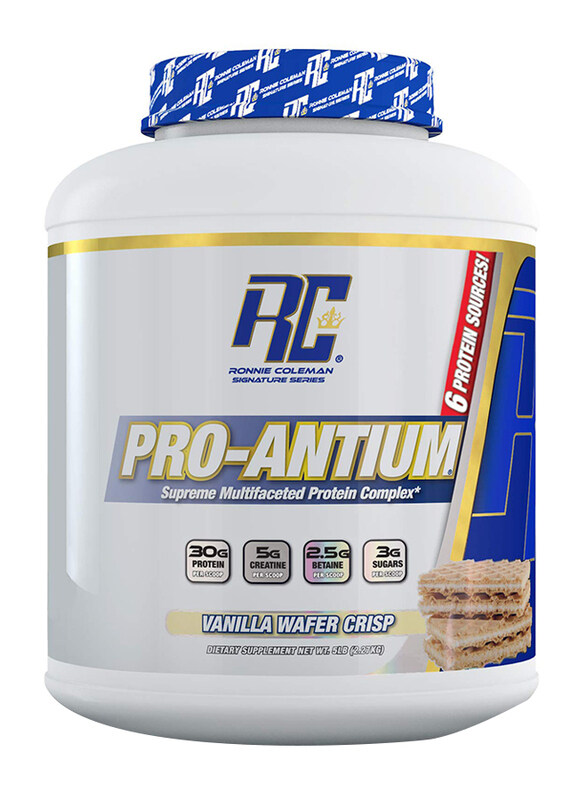 

Ronnie Coleman PRO-Antium Protein Dietary Supplement, 5lb, Vanilla Wafer Crisp