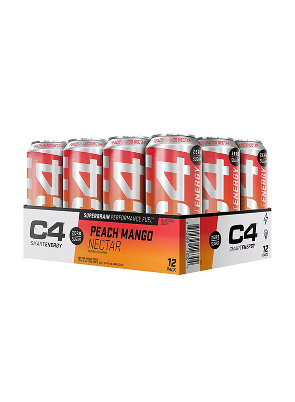 

Cellucor C4 Energy Drinks, 12 Pieces, Peach Mango