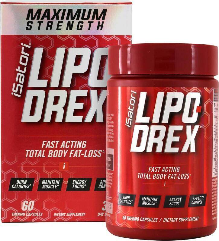 

Isatori Lipo Drex 60 Capsules 30 Servings 70g