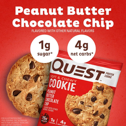 Quest Protein Cookie Peanut Butter Chip 59g Pack of 12