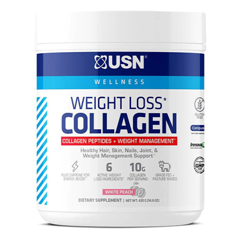 

USN Weight Loss Collagen, White Peach Flavor, 420 g, 30 Serving