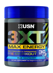 USN 3XT Max Energy Pre-Workout, 30 Servings, 180g, Blue Raspberry