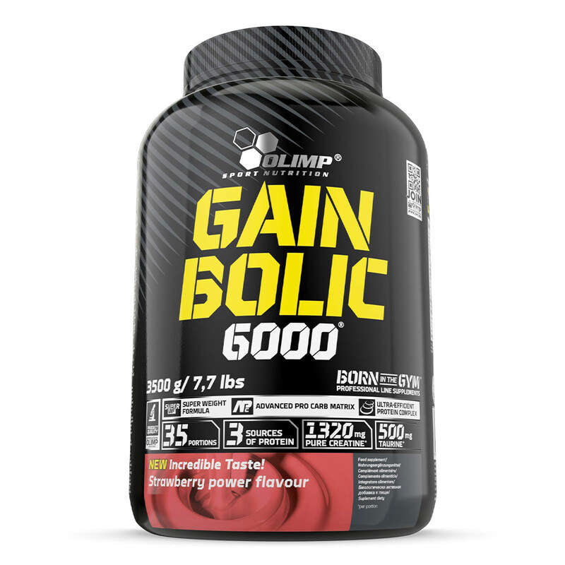 

Olimp Gainbolic 6000 Strawberry Mass Gainer