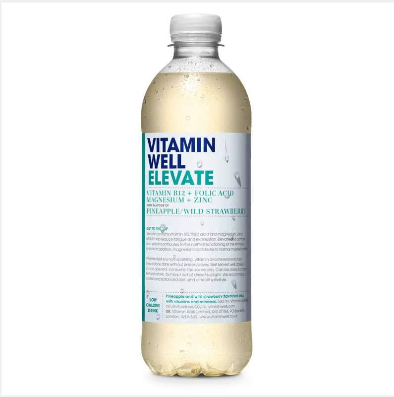 

Vitamin Well Elevate 500ml Pineapple and Wild Strawberry Flavor