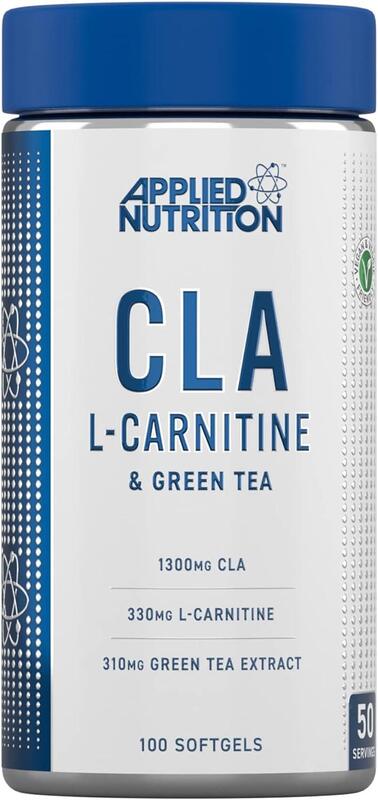 Applied Nutrition CLA L-Carnitine & Green Tea 100 softgels 50 Servings 150g