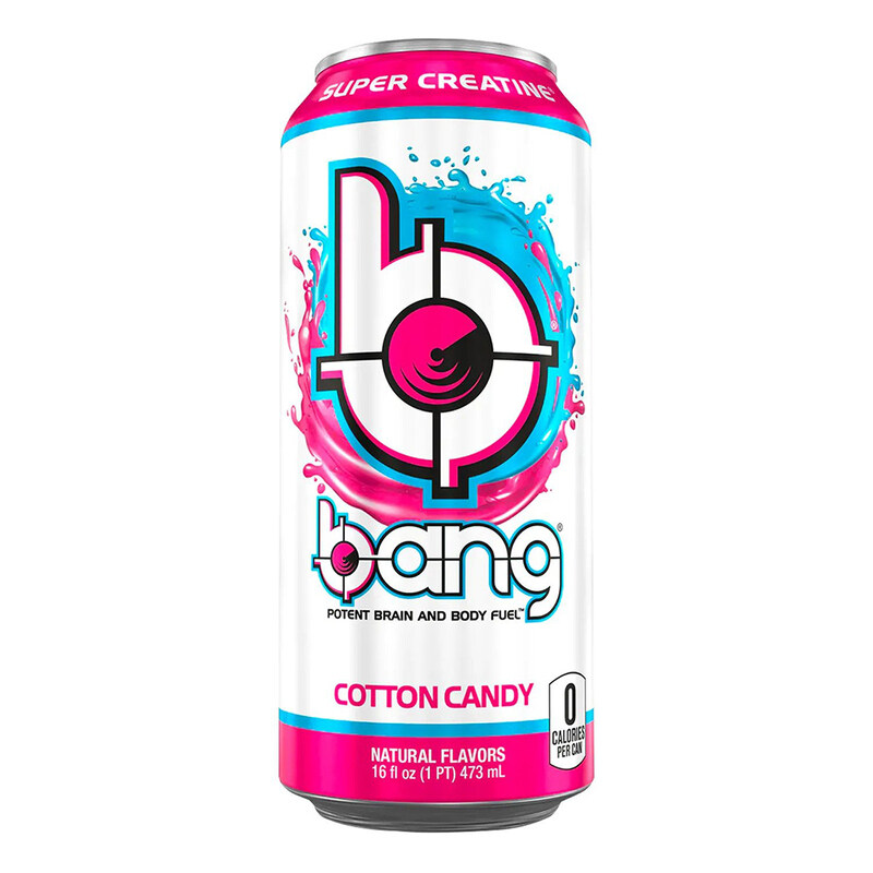 

Bang Energy Drinks 473ml Cotton Candy