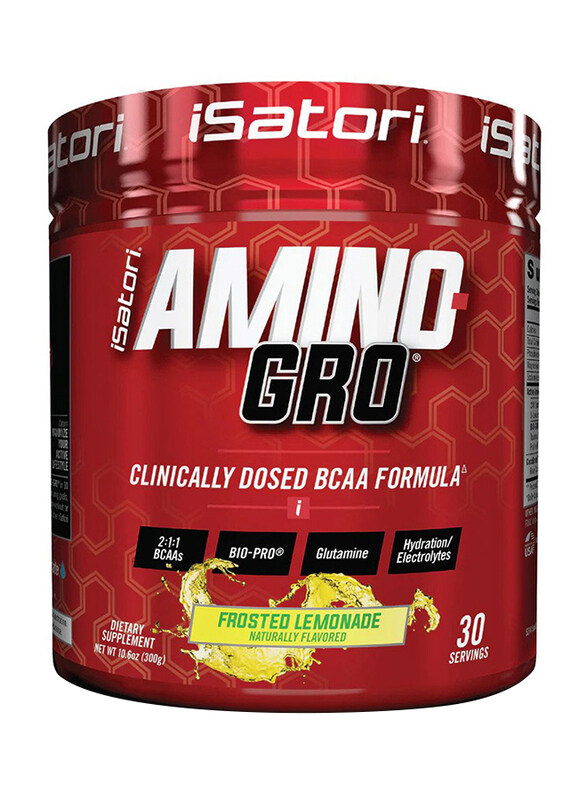 

iSatori Amino-Gro BCAA Powder, 30 Servings, Frosted Lemonade