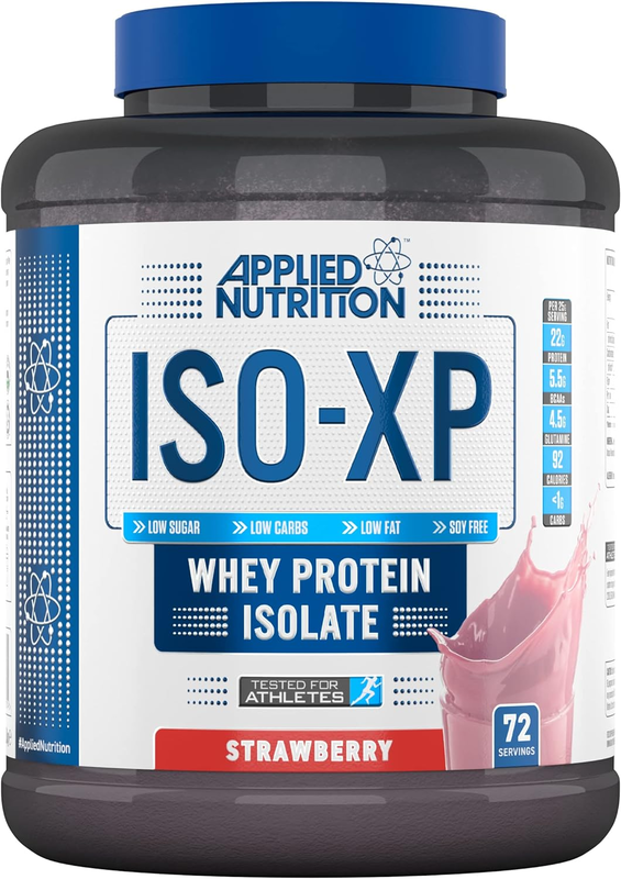 

Applied Nutrition ISO-XP 100% Whey Protein Isolate, Delicious Strawberry, 1.8 Kg