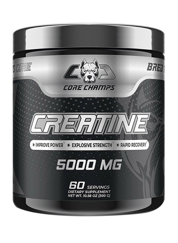 

CORE CHAMPS Creatine Monohydrate 5000Mg, 60 Servings, Unflavoured