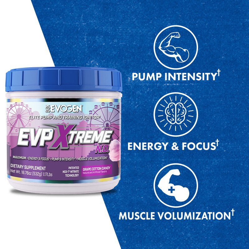 Evogen EVP Xtreme 488g Grape Cotton Candy Flavor