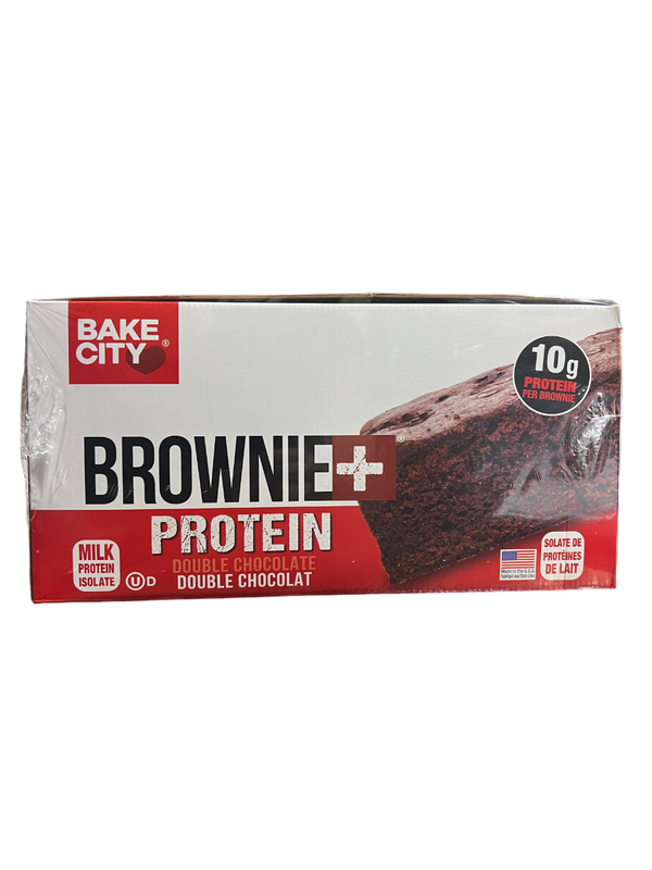 

Bake City Brownie+ Protein Double Chocolate 70g Pack of 16