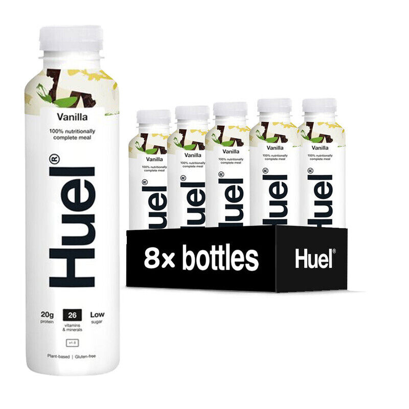 

Huel Rtd 100% Nutritionally Complete Meal 500ml Vanilla Flavor Pack of 8