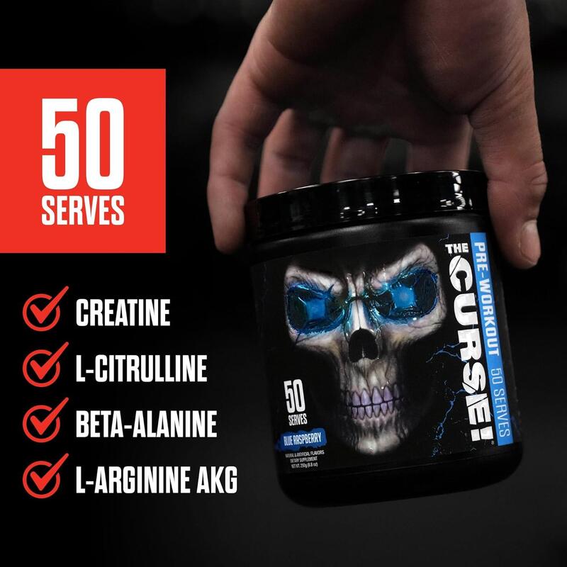 JNX The Curse! Pre Workout 50 Servingsn Dark Grape 250g