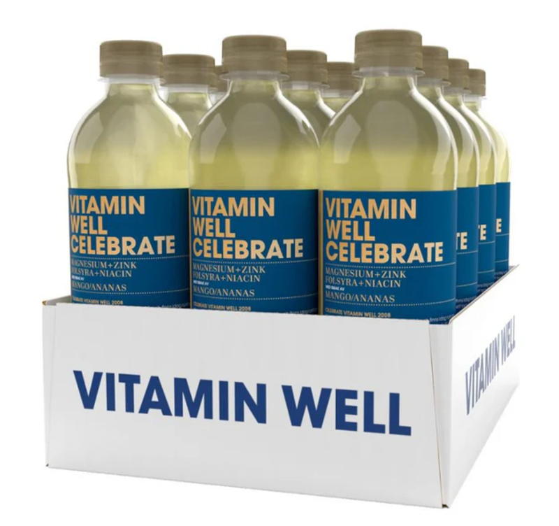 

Vitamin Well Celebrate 500ml Mango Flavor Pack of 12