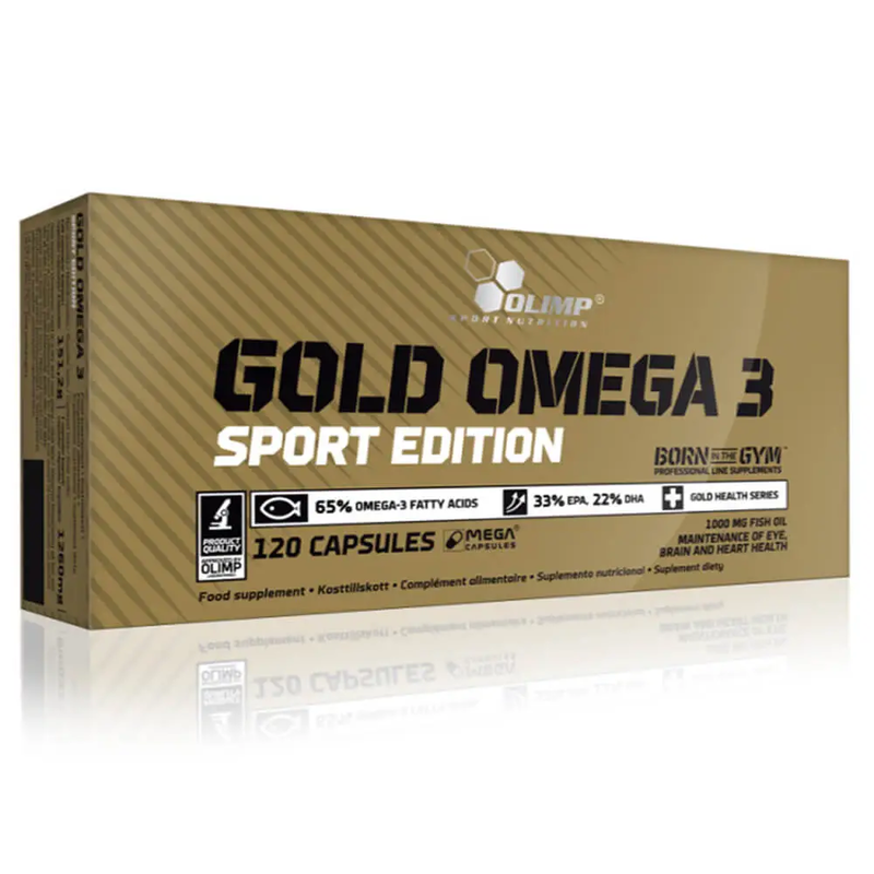 

Olimp Sport Nutrition Olimp Gold Omega 3 Sport Edition, 120 Capsules