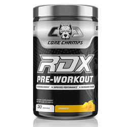 Core Champs RDX Pre-Workout, Mango Flavour, 420g, 30 Serving