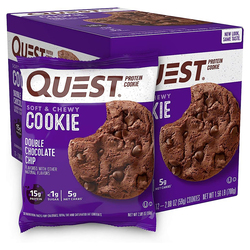 QUEST NUTRITION Quest Protein Cookie Double Chocolate Chip 59g Pack of 12