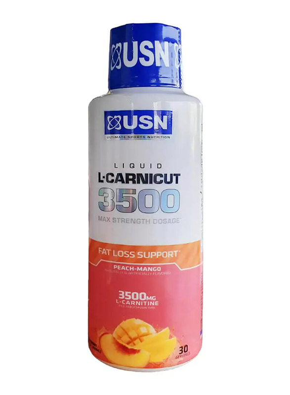USN L-Carnicut 3500 Liquid, 473ml, Peach Mango