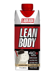 Labrada Lean Body Protein Shake, 500ml, Cookies & Cream