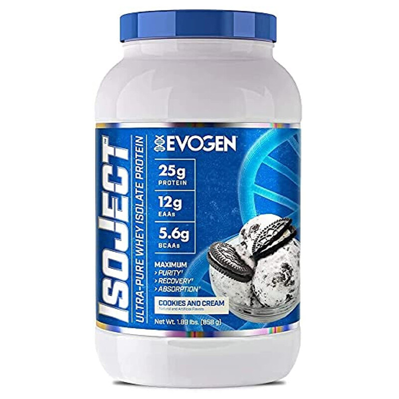

Evogen Isoject Ultra-Pure Whey Isolate Protein Cookies & Cream 28 Servings