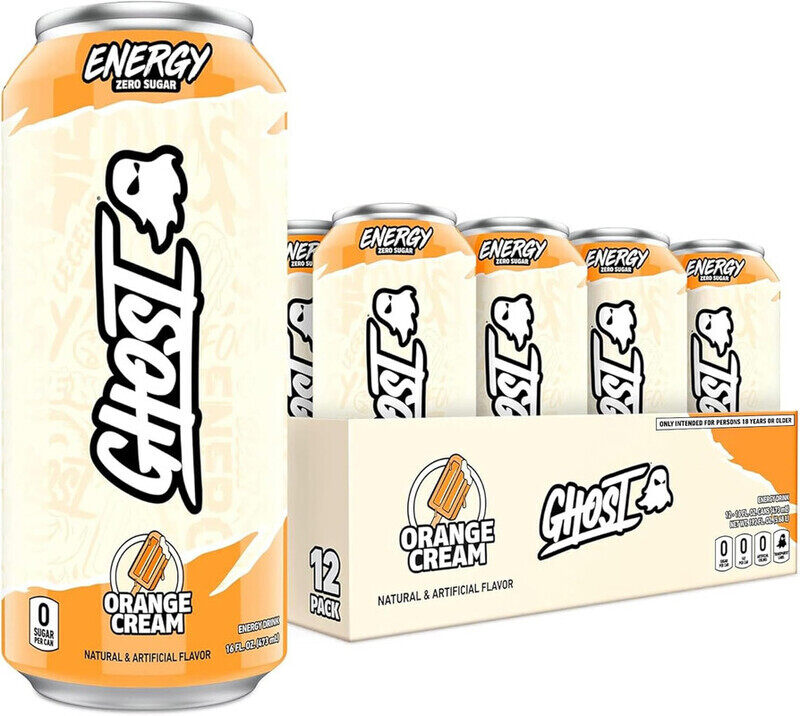 

Ghost Energy RTD Drink 473ML Orange Cream Pack of 12