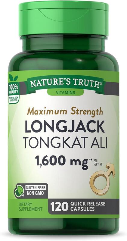 Nature’s Truth Longjack Tongkat Ali 120Capsules 60 Servings
