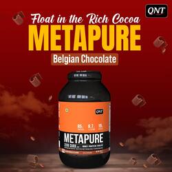 QNT Metapure Whey Isolate 66 Servings Belgian chocolate 2kg