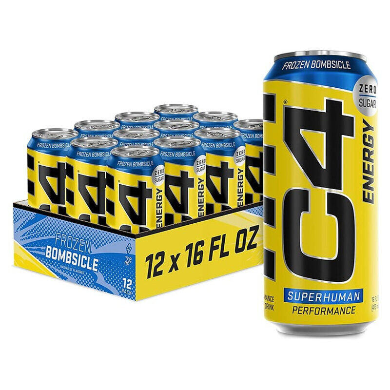 

Cellucor C4 Energy Drink 500ml Frozen Bombslicle Pack of 12