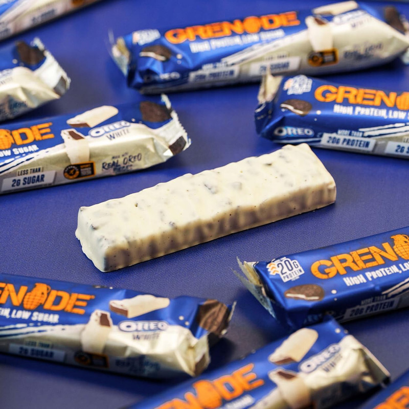 Grenade Hi Protein Bar Oreo White Flavor 60g Pack of 12