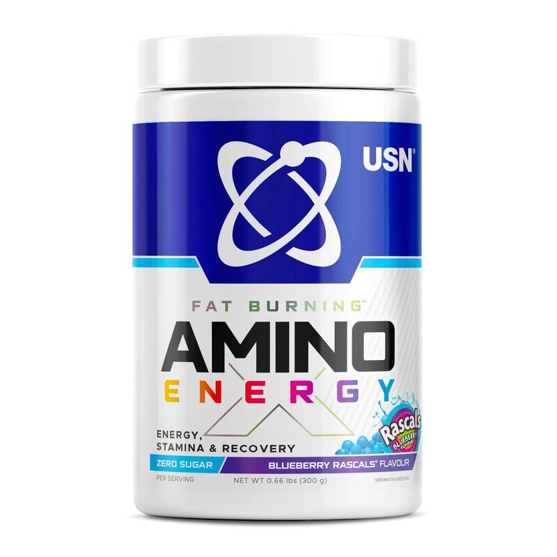 USN Amino Energy 30 Servings Blueberry Rascals 300g
