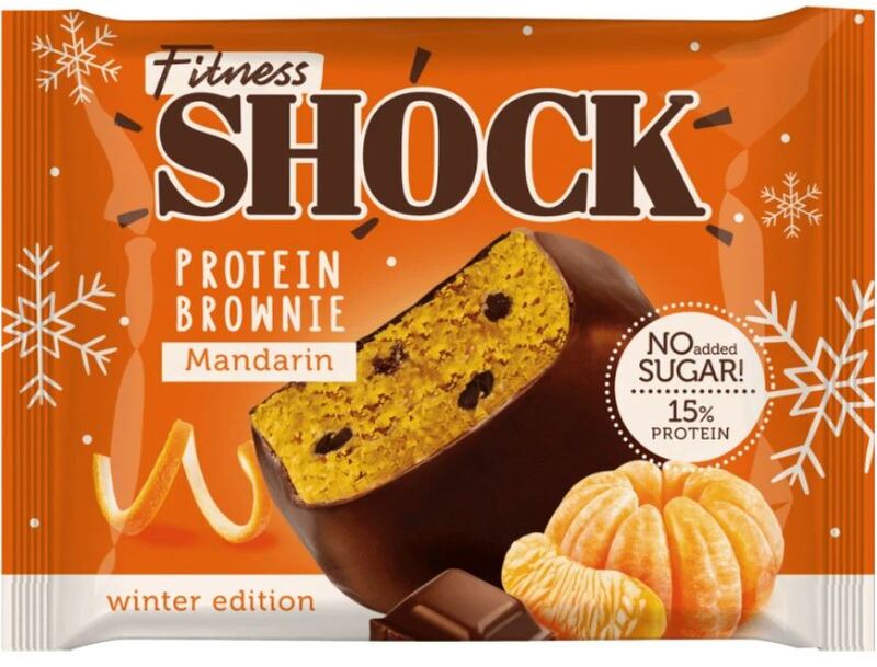 

Fitness Shock Protein Brownie Mandarin Flavor 50g