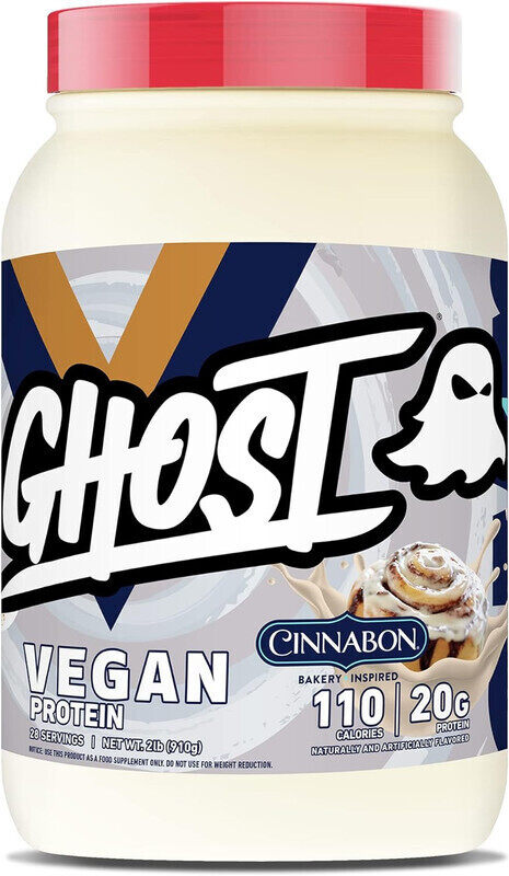 

Ghost Vegan Protein 910g, Cinnabon Bakery Inspired Flavor, 28 Serving