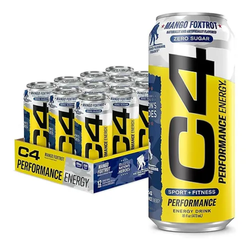 

Cellucor C4 Energy Drink 473ml Mango Foxtrot Pack of 12