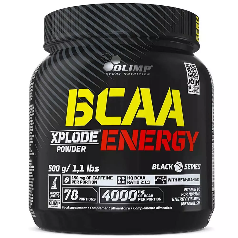 

Olimp Sport Nutrition Olimp BCAA Xplode Powder, Xplosive Cola flavor, 500g, 50 Serving