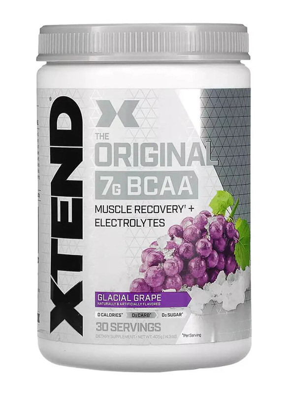 Xtend BCAA Dietary Supplement, 30 Servings, 405g, Glacial Grape