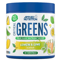 Applied Nutrition Critical Greens Vegan, Lemon & Lime Flavor, 150g, 30 Serving 