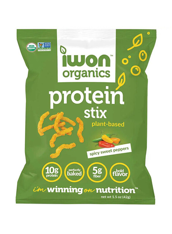 

Olimp Sport IWON Organics Plant-Based Spicy Sweet Pepper Protein Stix, 42g